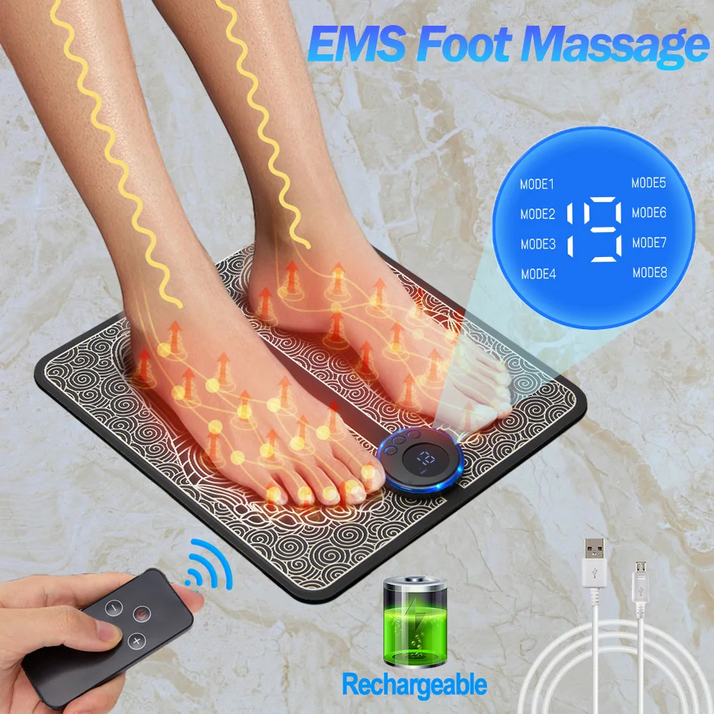 Ems Foot Massager - Elektryczna podkładka pod masażer do stóp