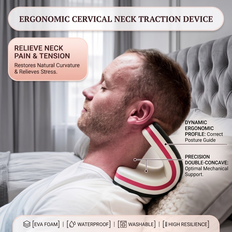 Neck Traction Pillow - Nowy projekt relaksator szyi i ramion