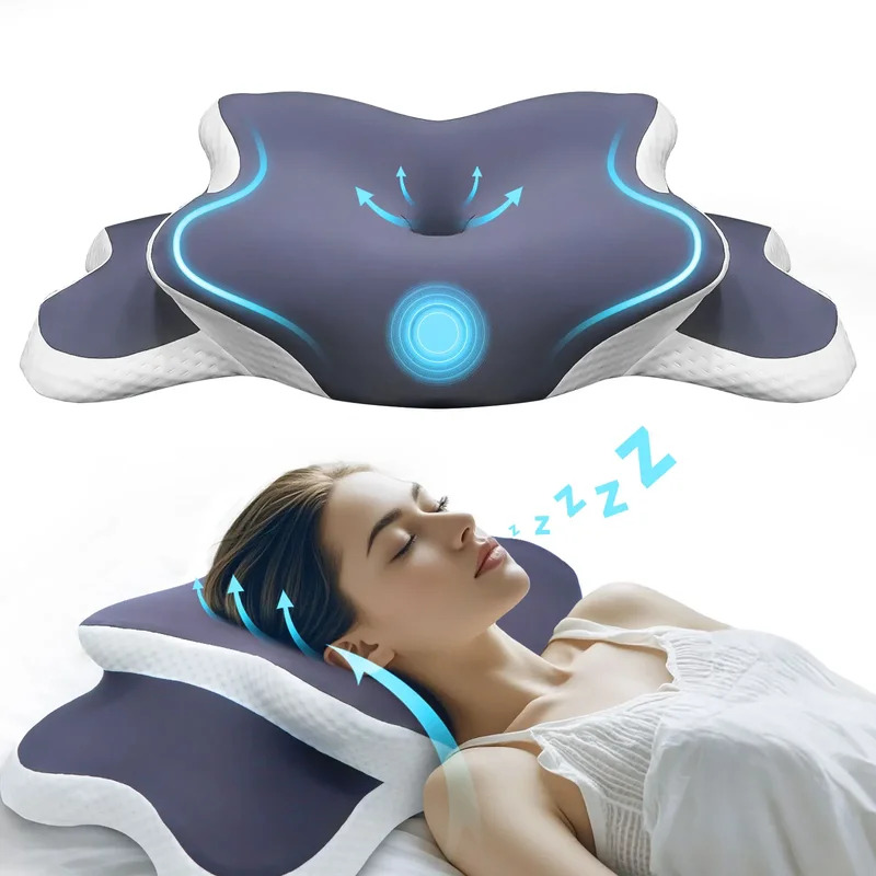 Neck Traction Pillow - Poduszka z pianki memory, poduszka ortopedyczna