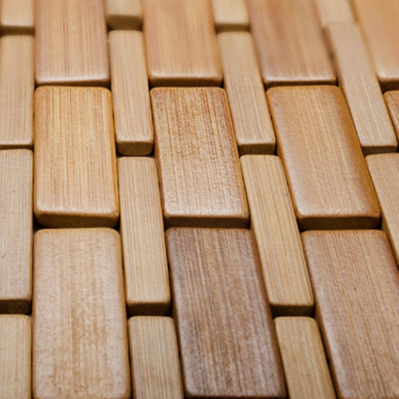 Bamboo Bath Mat - Mata do kąpieli z drewna tekowego