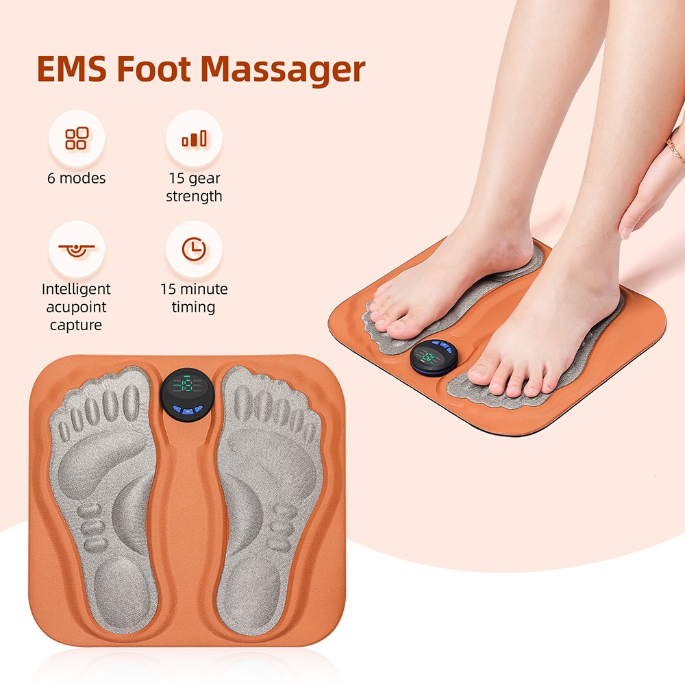 Ems Foot Massager - Mata do masażu stóp EMS, elektryczna
