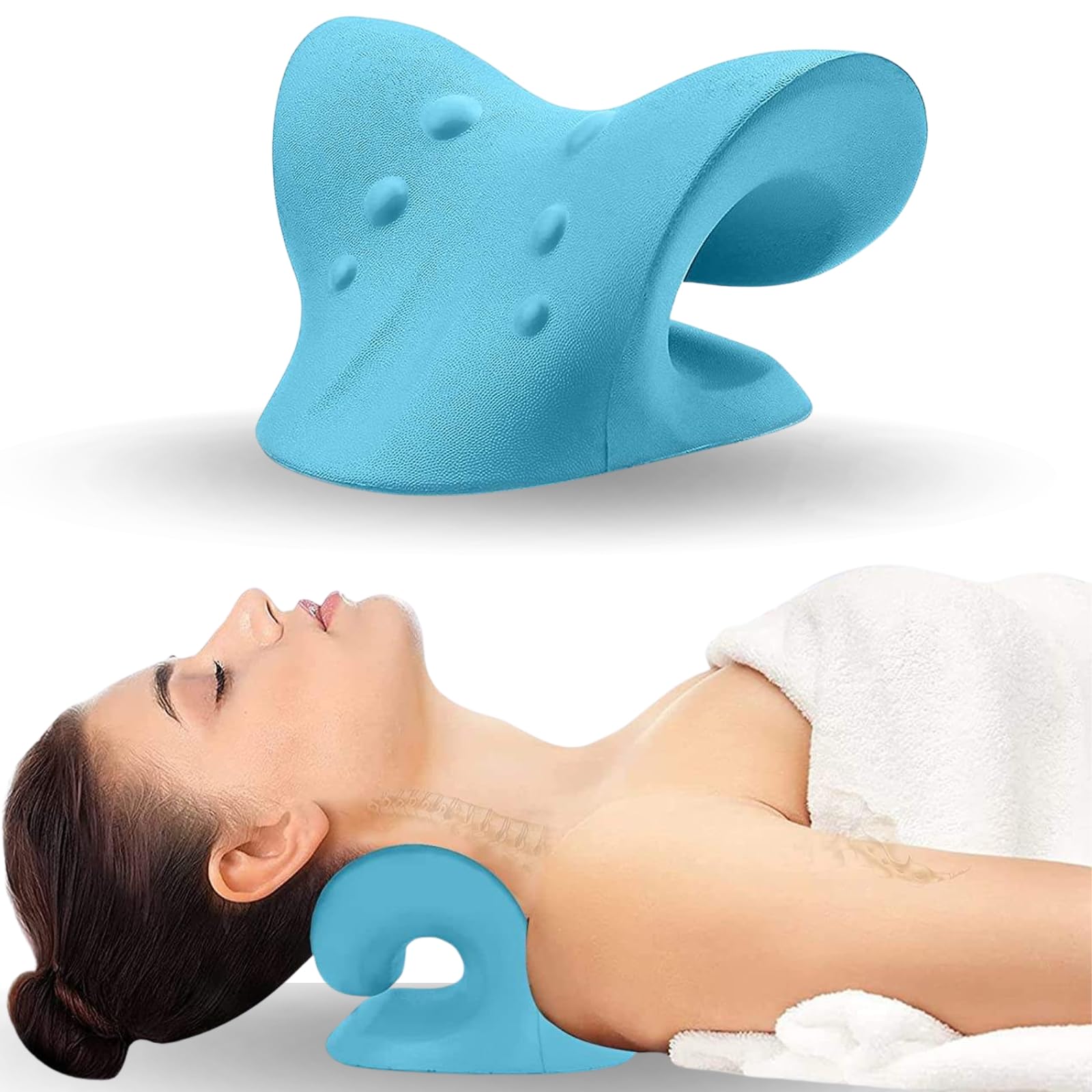 Neck Traction Pillow - Urządzenie do rozluźniania szyi i ramion,