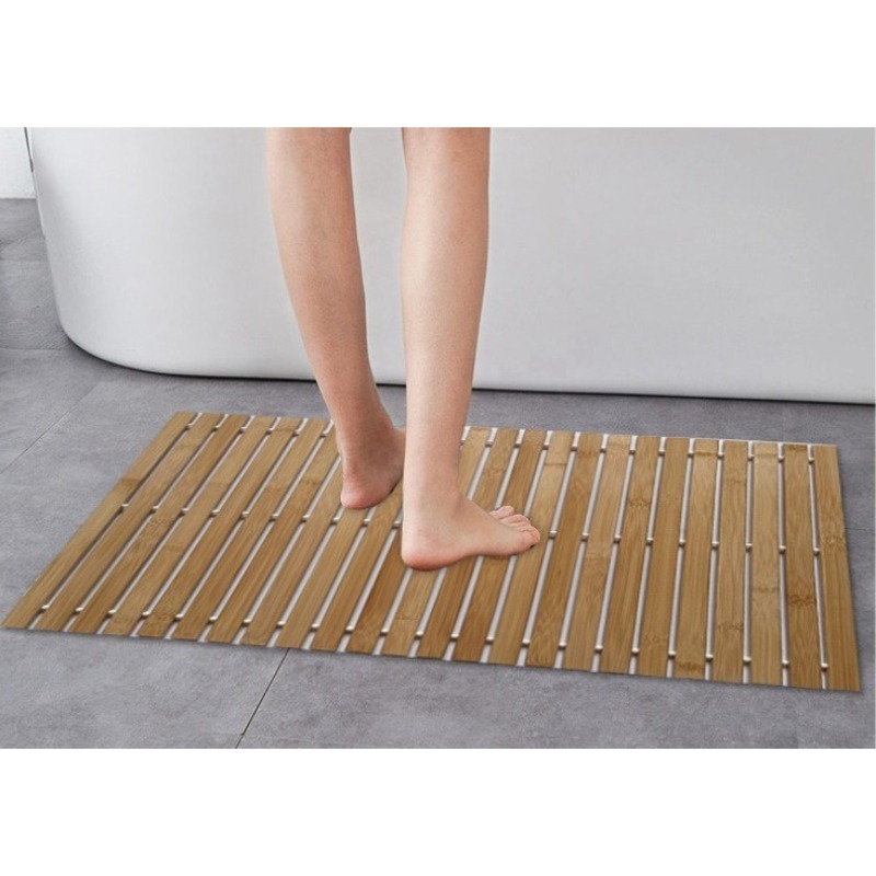 Duża mata bambusowa do łazienk – Bamboo Bath Mat recenzja i cena
