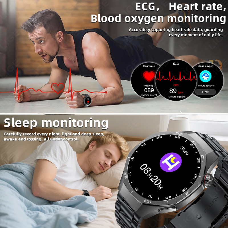 Smartwatch LIGE z EKG dla Andr – Health Wellness Trends 2026 recenzja i cena
