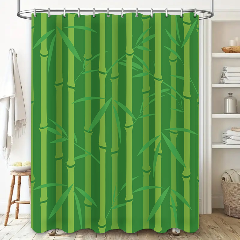 Zielona bambusowa zasłona prys – Bamboo Bath Mat recenzja i cena