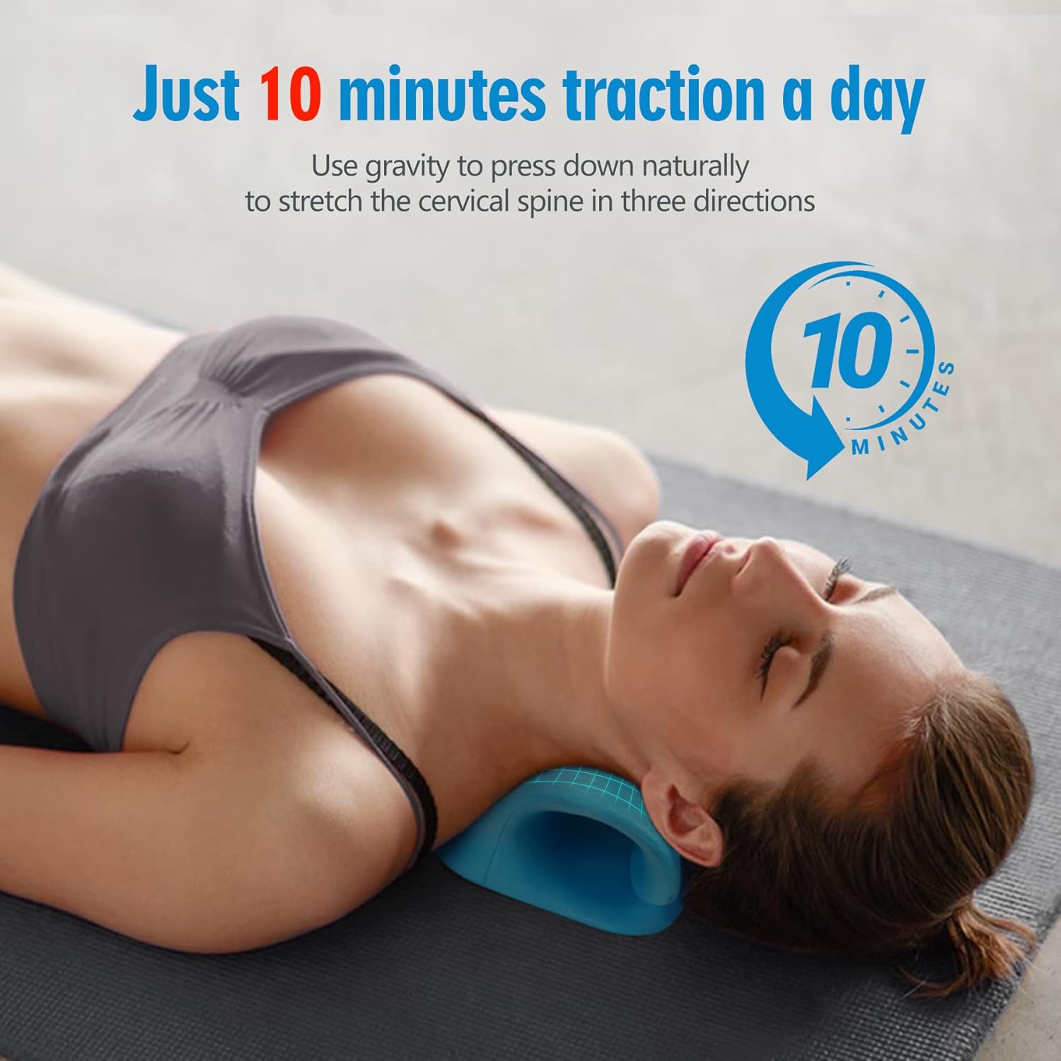 Rozciągacz szyi do łagodzenia  – Neck Traction Pillow recenzja i cena