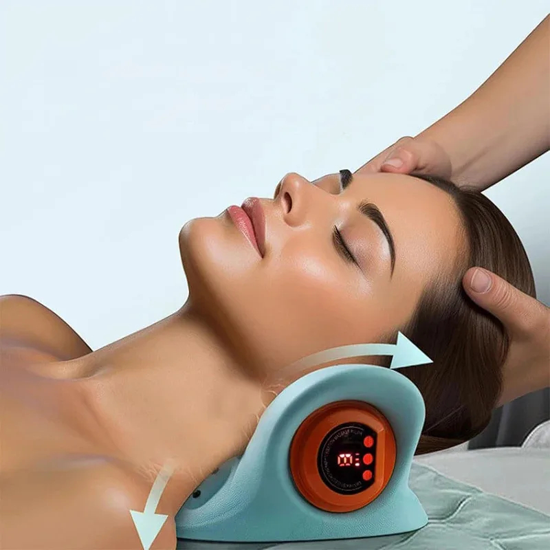 Elektryczny masażer szyi z fun – Neck Traction Pillow recenzja i cena
