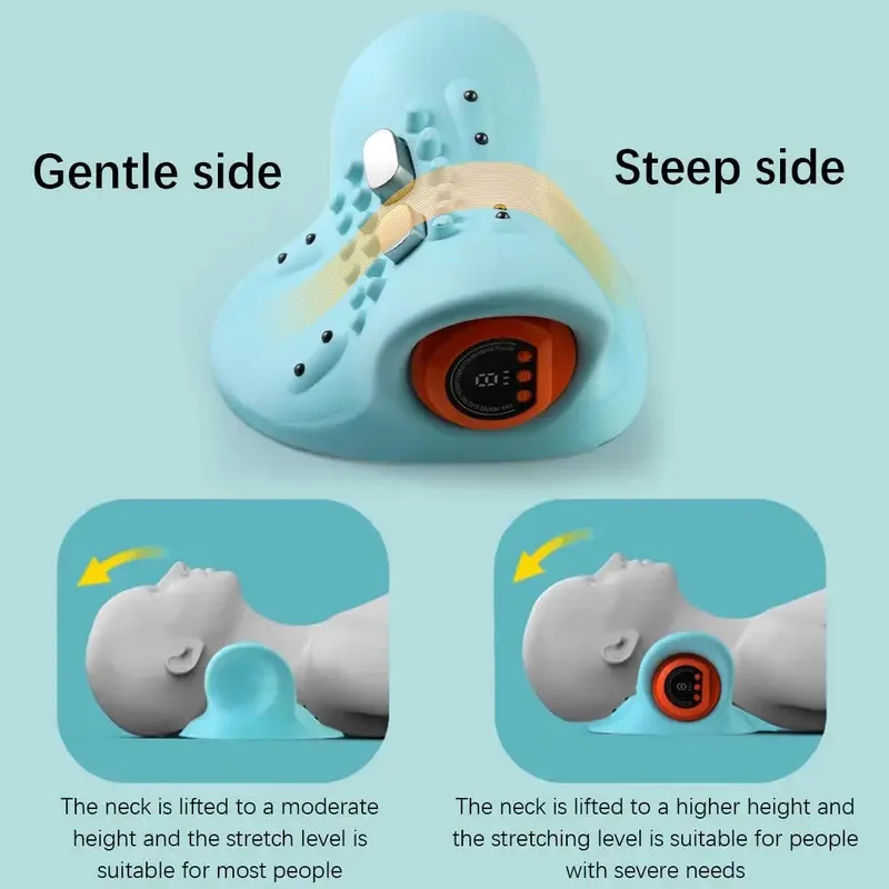 Elektryczny masażer szyi z fun – Neck Traction Pillow recenzja i cena