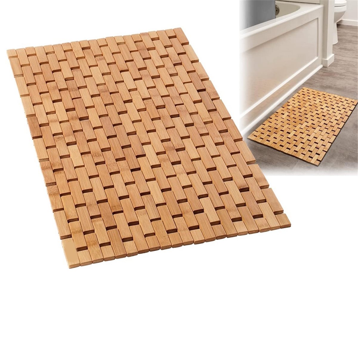 NOCM Bambusowa Mata do Kąpieli – Bamboo Bath Mat recenzja i cena