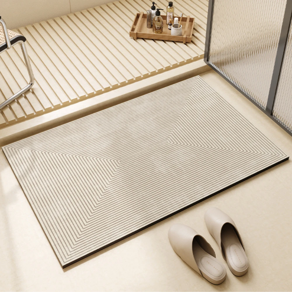 Lekka Kawa Geometryczne Linie  – Bamboo Bath Mat recenzja i cena