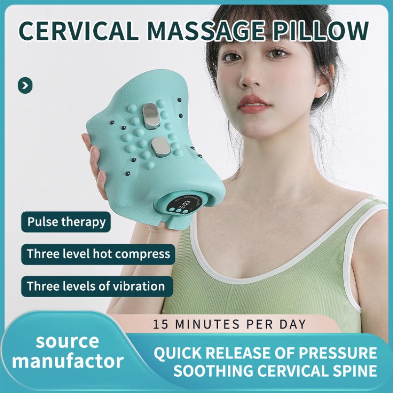 Elektryczna podgrzewana podusz – Neck Traction Pillow recenzja i cena