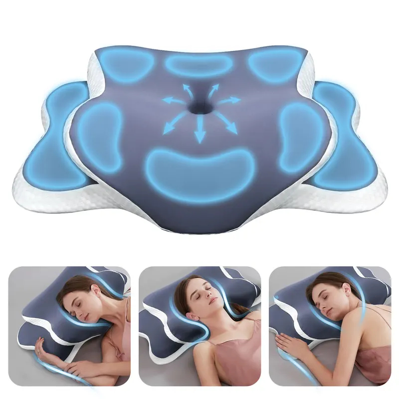 Poduszka z pianki memory, podu – Neck Traction Pillow recenzja i cena