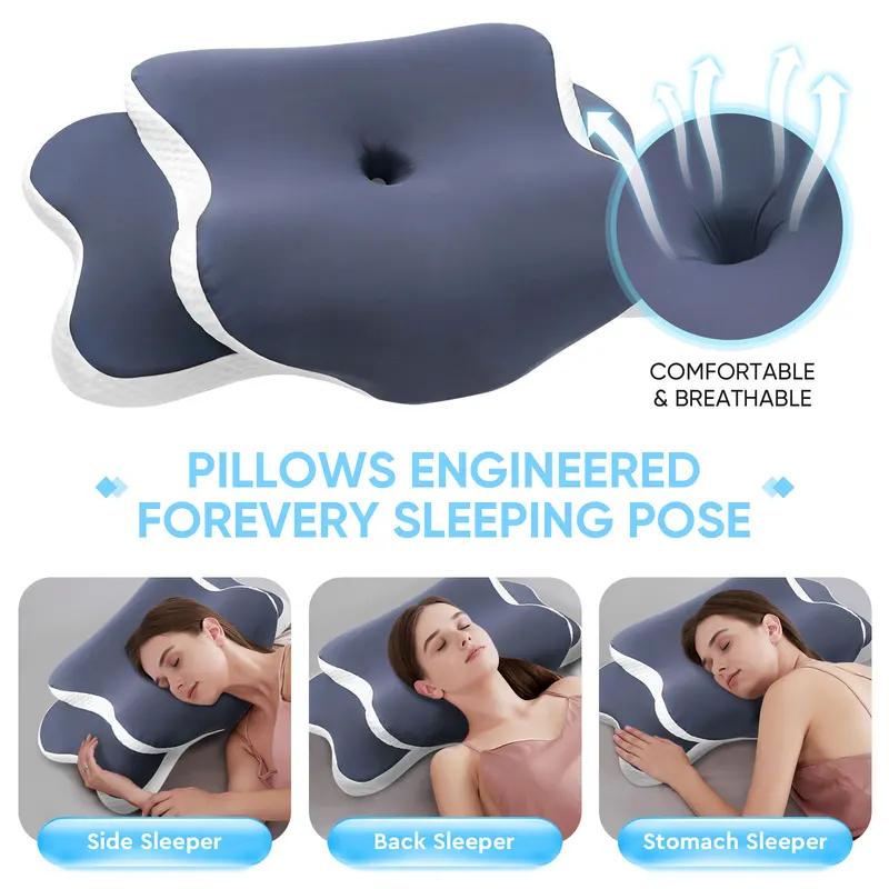 Poduszka z pianki memory, podu – Neck Traction Pillow recenzja i cena