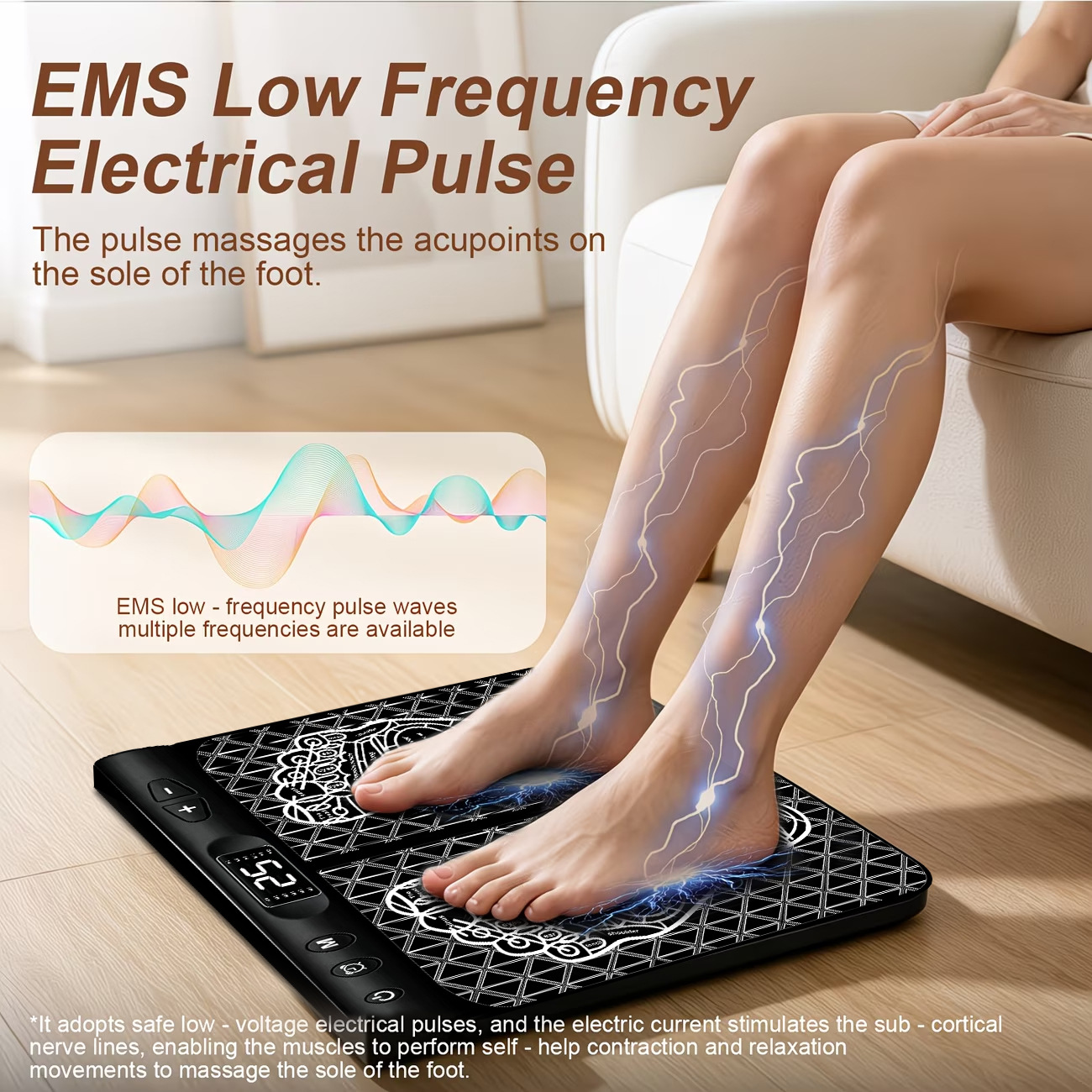 Mata do masażu stóp EMS - podk – Ems Foot Massager recenzja i cena