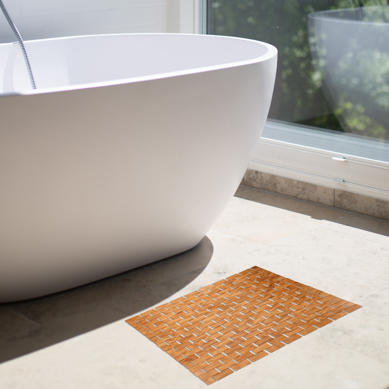 Kwadratowa mata bambusowa do p – Bamboo Bath Mat recenzja i cena