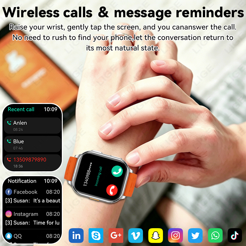 LIGE 2026 Smartwatch z Kamerą  – Health Wellness Trends 2026 recenzja i cena