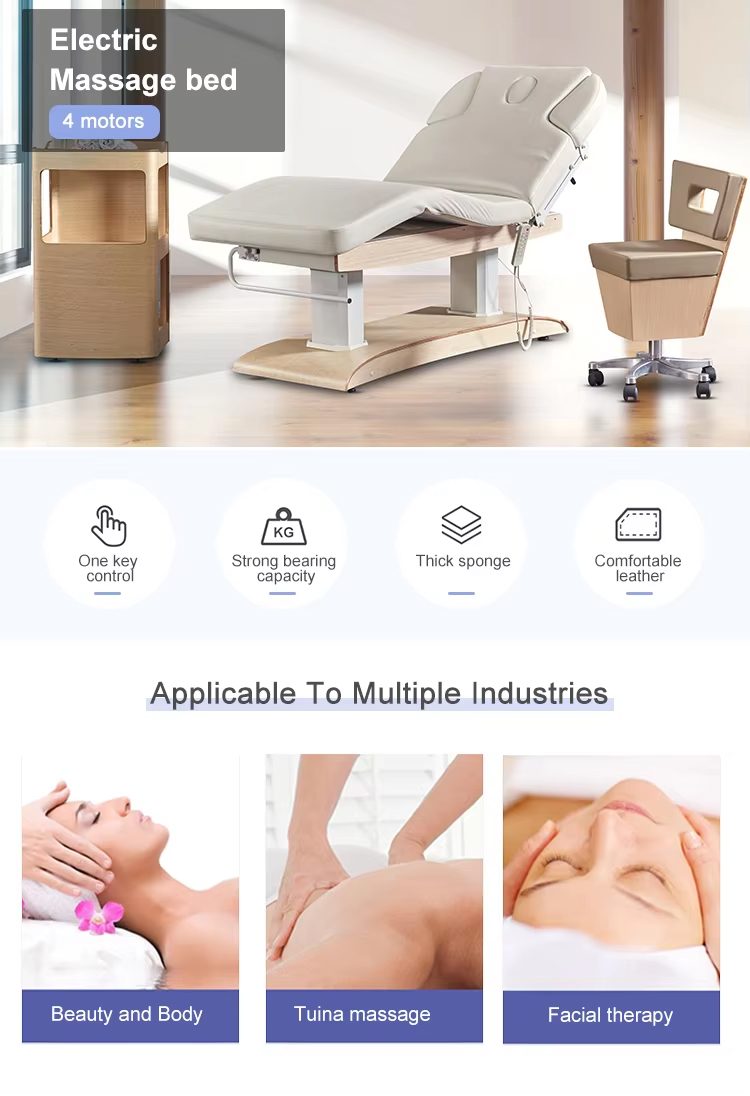 Elektryczny stół do masażu z d – Health Wellness And Spa recenzja i cena