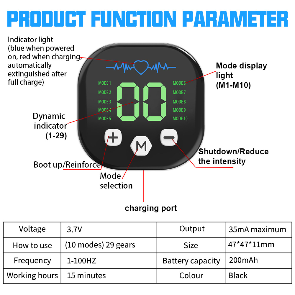 Stymulator mięśni EMS, trener  – Ems Foot Massager recenzja i cena