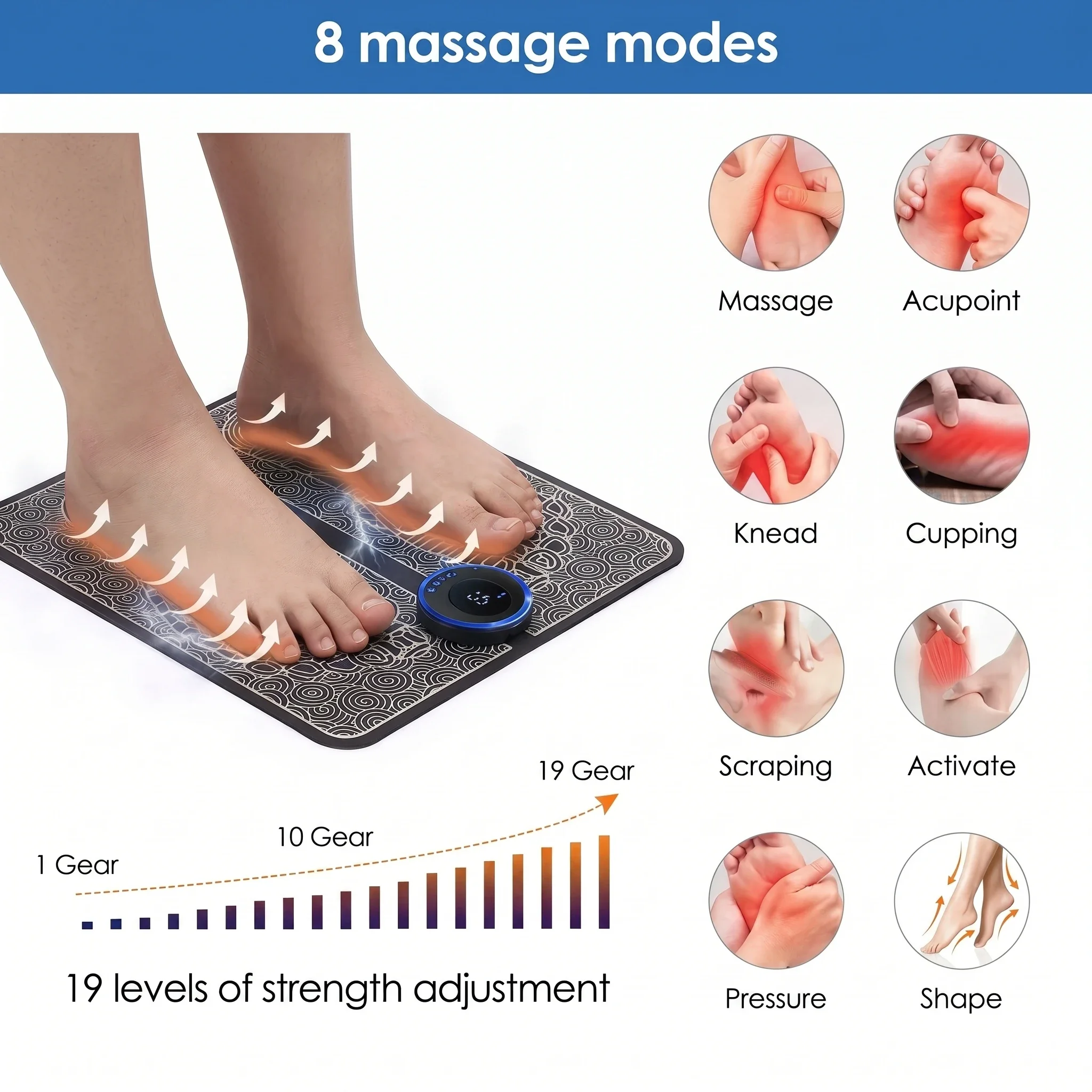 Masażer do stóp EMS, łagodzeni – Ems Foot Massager recenzja i cena