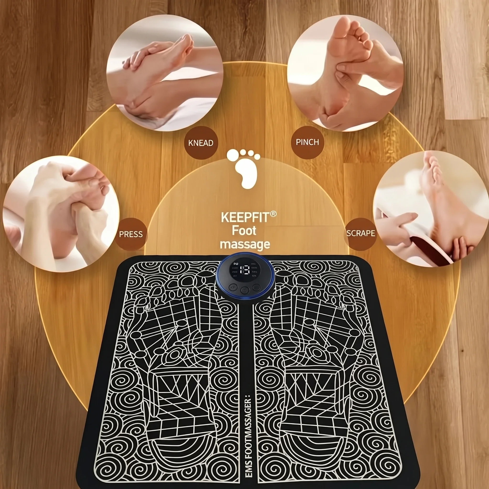 Masażer do stóp EMS, łagodzeni – Ems Foot Massager recenzja i cena