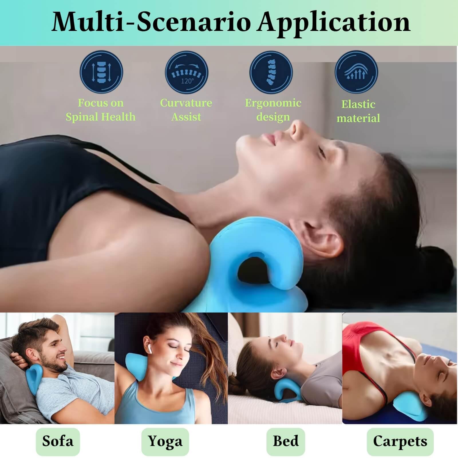 Urządzenie do rozluźniania szy – Neck Traction Pillow recenzja i cena