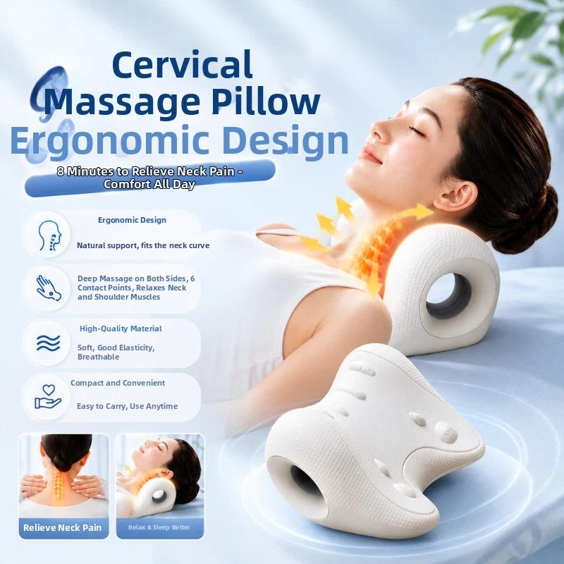 Ergonomiczna poduszka do masaż – Neck Traction Pillow recenzja i cena